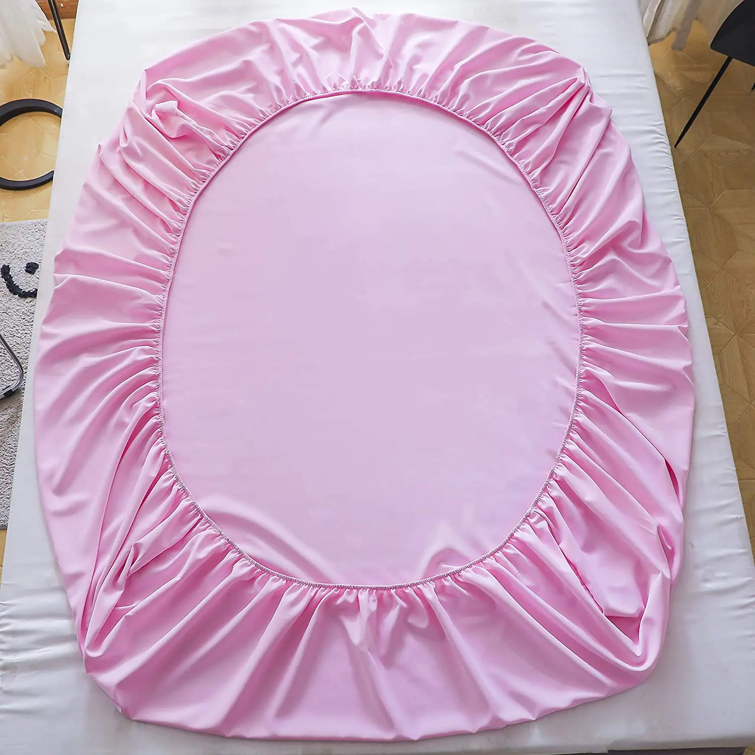 Ready to ship Fitted Sheet 4 Way Stretch Microfiber for Mattress from 8 or14 inch 2pillowcases