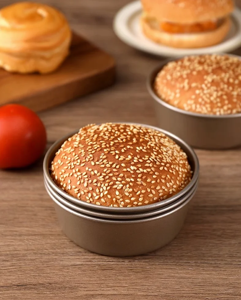 Wholesale Food Grade Carbon Steel Mini Cake Mold Suitable for High Temperature High Quality Round Cake Molds