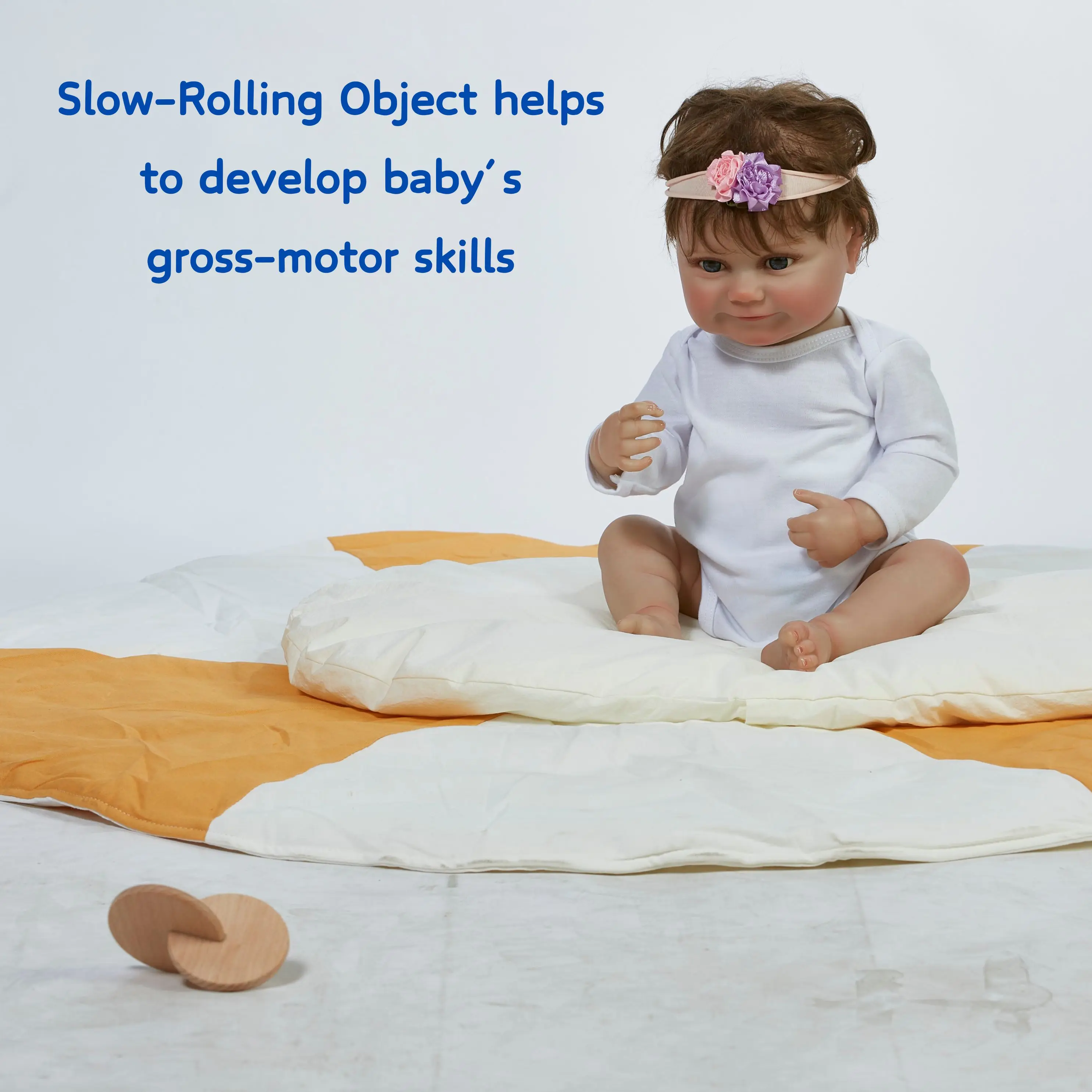 Sensorial Happy Cube Montessori Baby Beech Wood Interlocking Disc Toys Safe Educational Material for Training and Playing