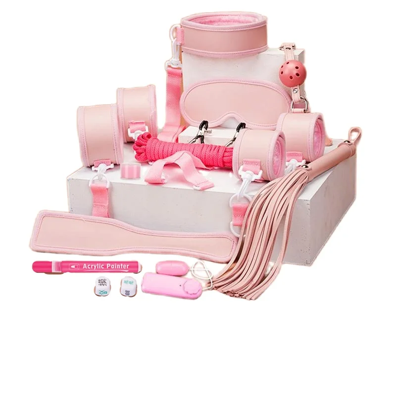 15-piece set of erotic props, leg splitter, training, binding, bondage, alternative adult products