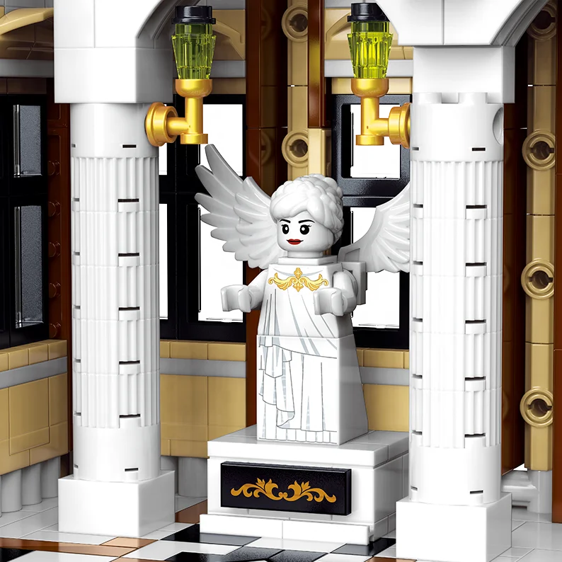 BaKa 33213 Streetview Notre Dame Cathedral in Paris Bricks Architecture Model Toys Building Blocks Sets Gifts Toys For Kids