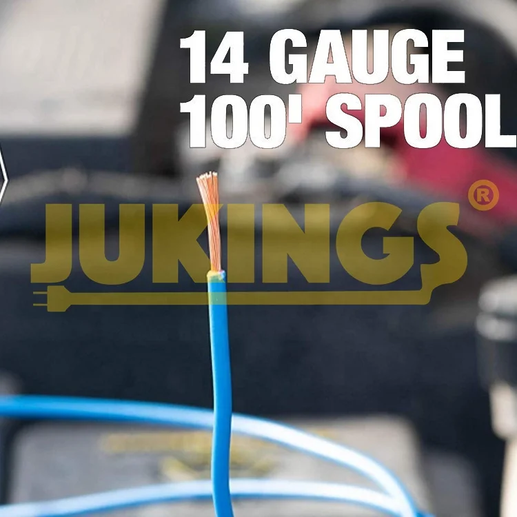 16 Gauge Automotive Copper Wire Cable for Truck Motorcycle RV Motorhome General Purpose 100foot Spoil Yellow PVC Insulated Rohs