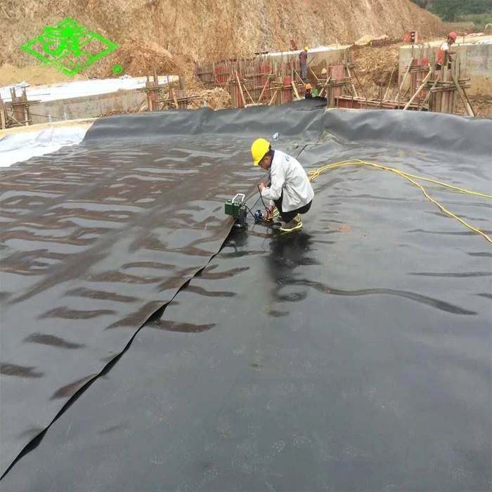 HDPE подкладка 1000 микрон пластиковая гео-мембрана для