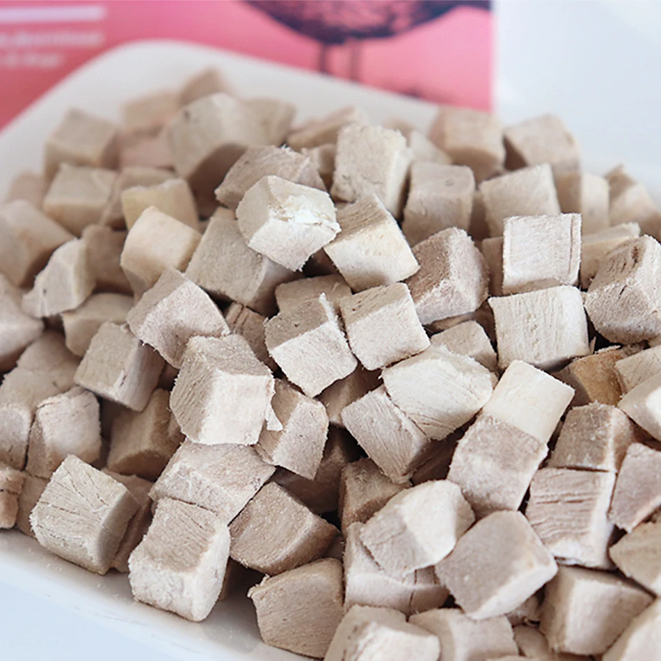 Natural freeze-dried duck cubes new cat treats freeze dried cat treats snacks