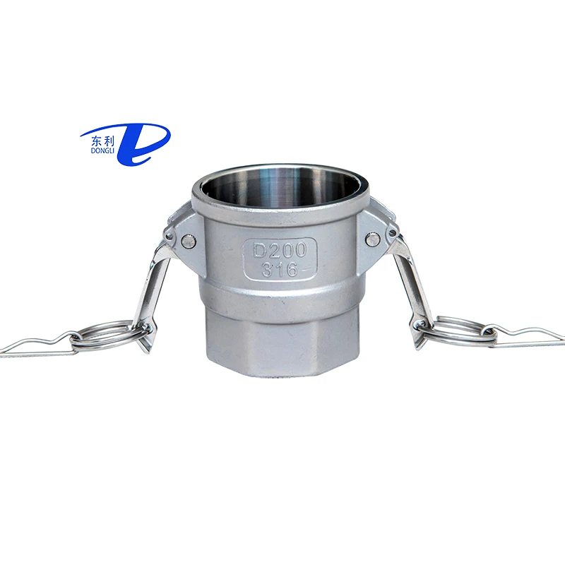 Stainless Steel camlock fittings Aluminium 1 inch type D cam lock male threaded couplings