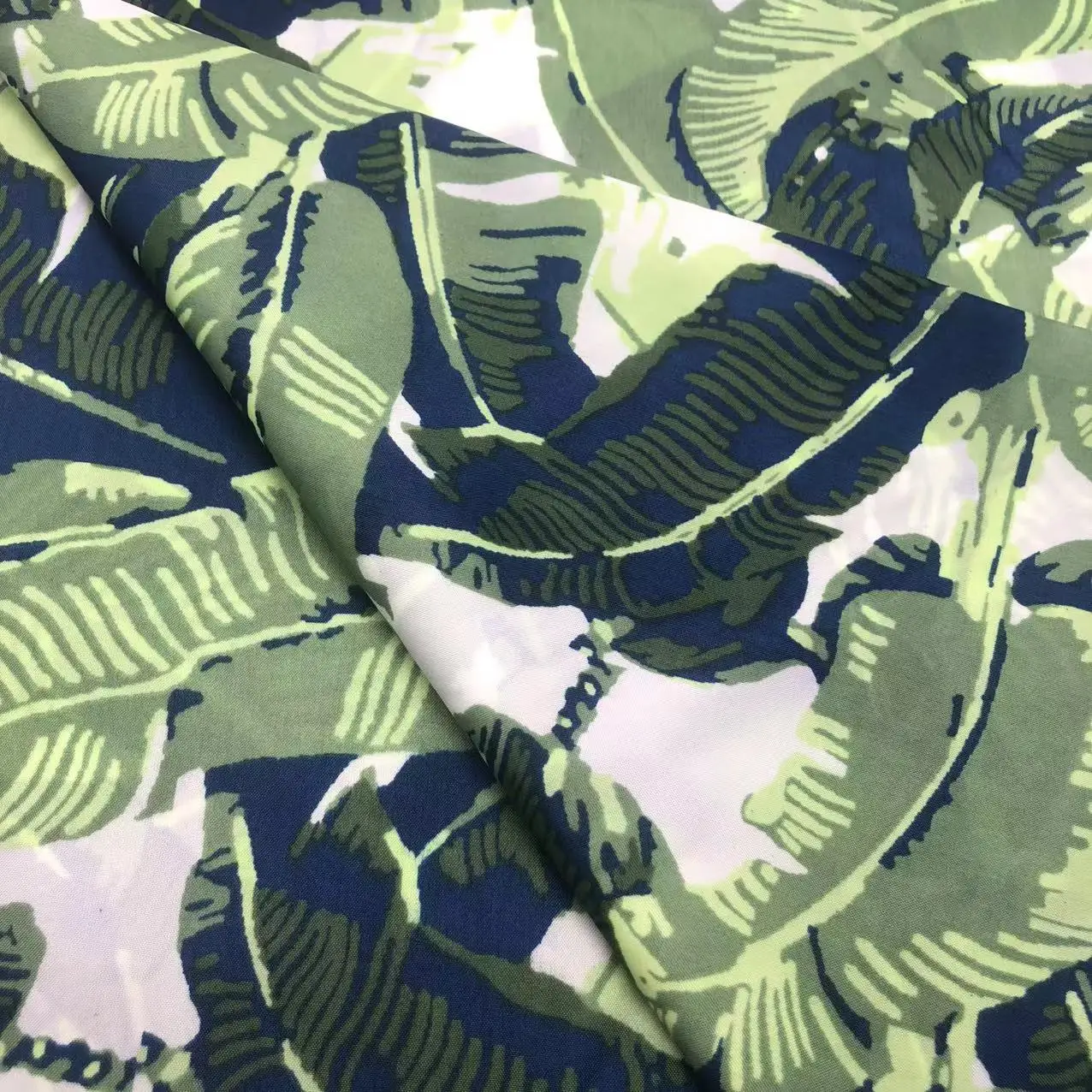 Wholesale woven plain nylon printed  fabric for jacket coat