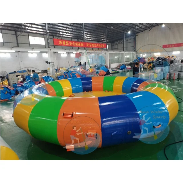 9 Riders Inflatable Banana Slider Towable Inflatable Disco Boat Flying Sofa Water Bike Pedal Boat