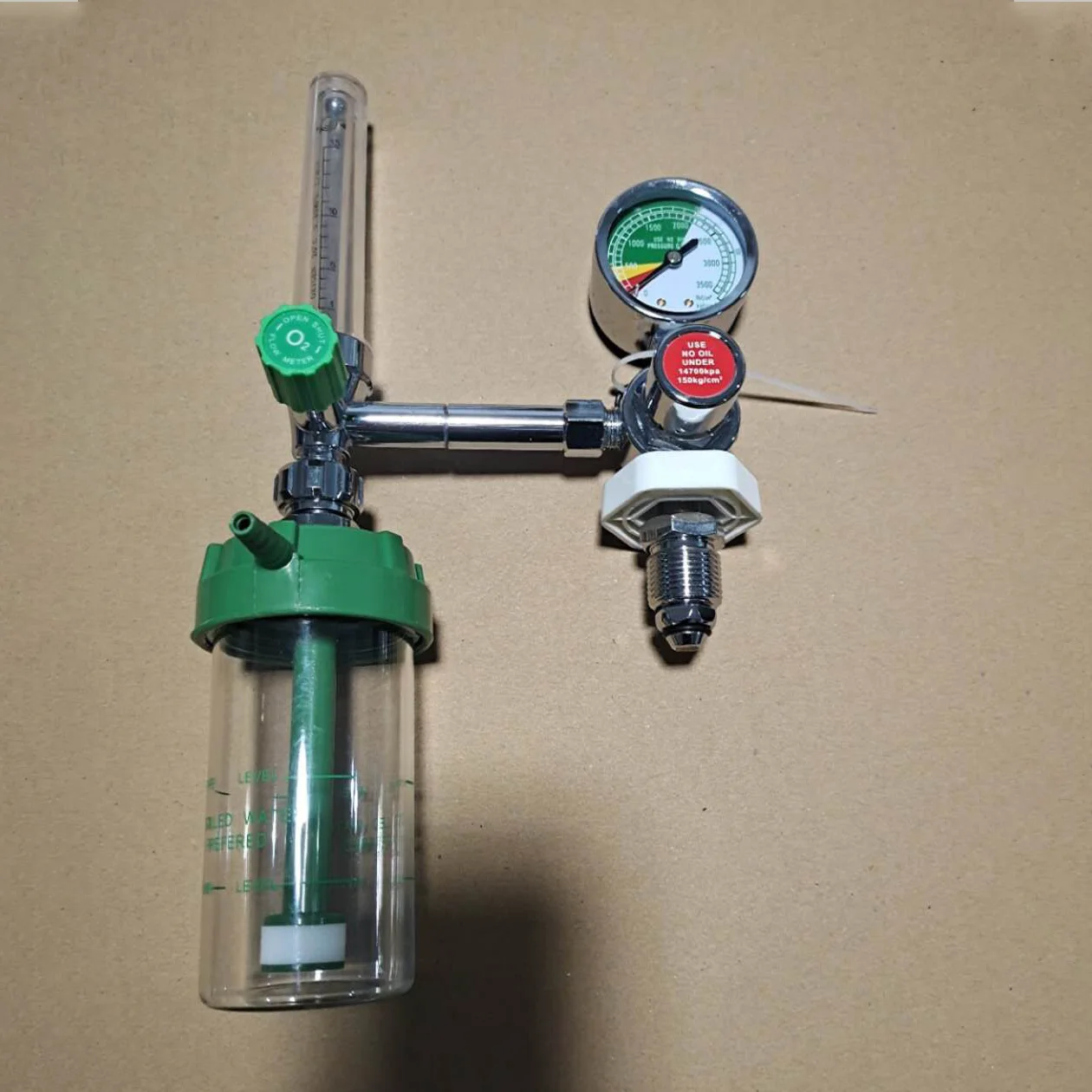 2023 NINGBO KangWei Brass Wholesale Price medical equipment oxygen pressure balancing valves regulator with conector