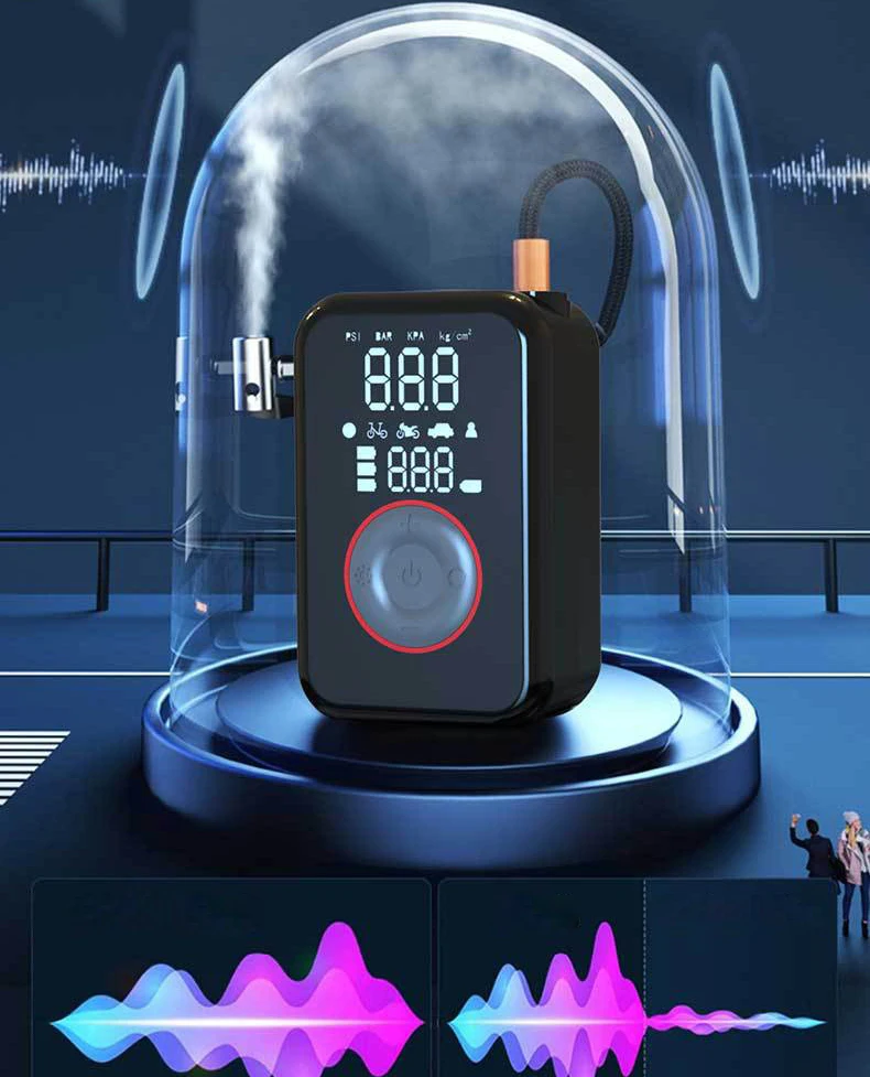 Newo Electric Wireless Digital Air Pump For Car Tires 12V Tyre Bicycle Portable Car Tire Inflator Car Air Compressor Bike