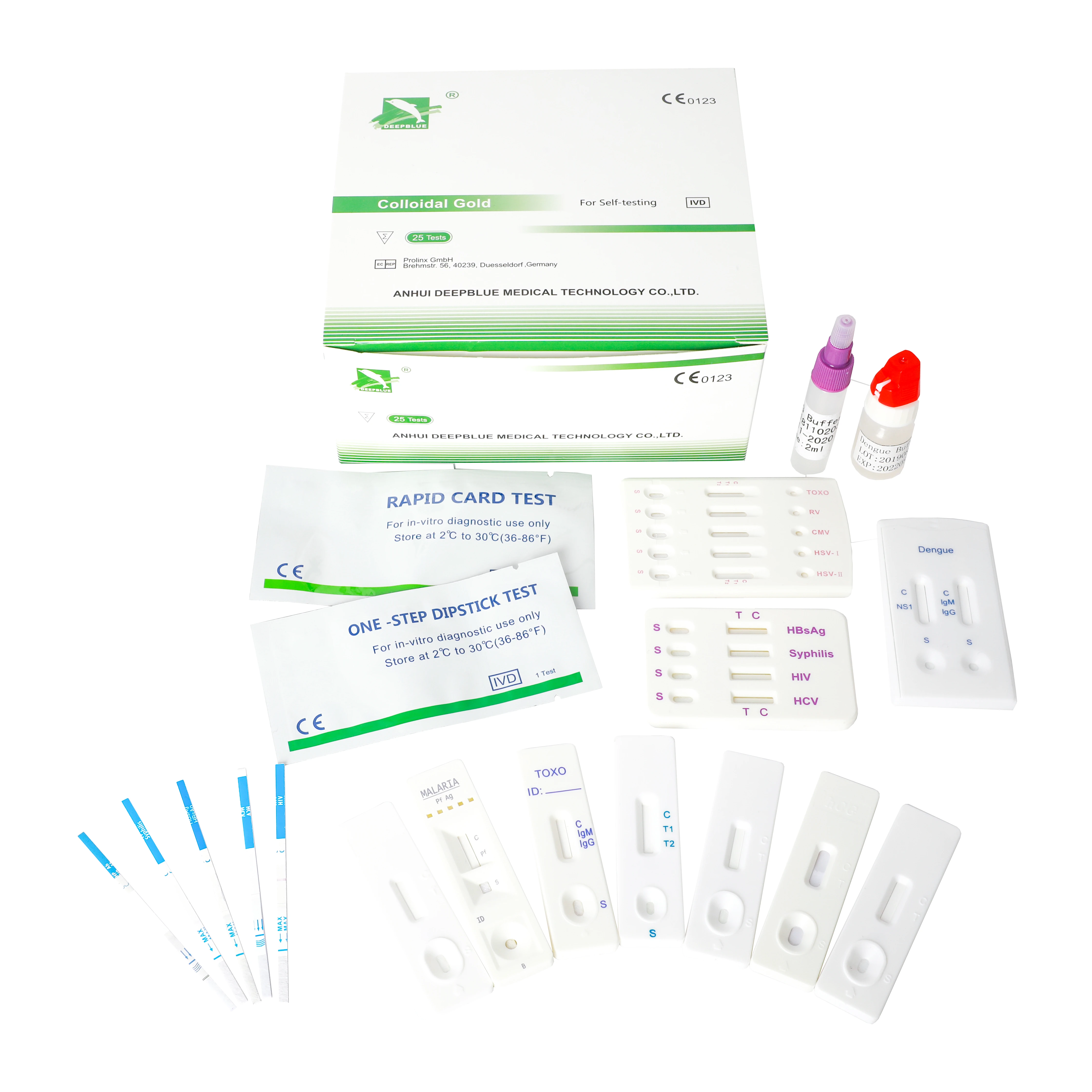 Factory Supplier Hot Selling Chlamydia Pneumonia Blood Test Kit Rapid Diagnostic Test Kit