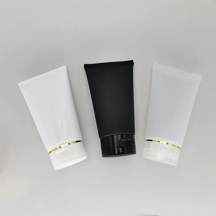 OEM Wholesale Private Label With Logo Soft Plastic Tubes Screw Plastic Hot Stamping Cosmetic Tube Packaging