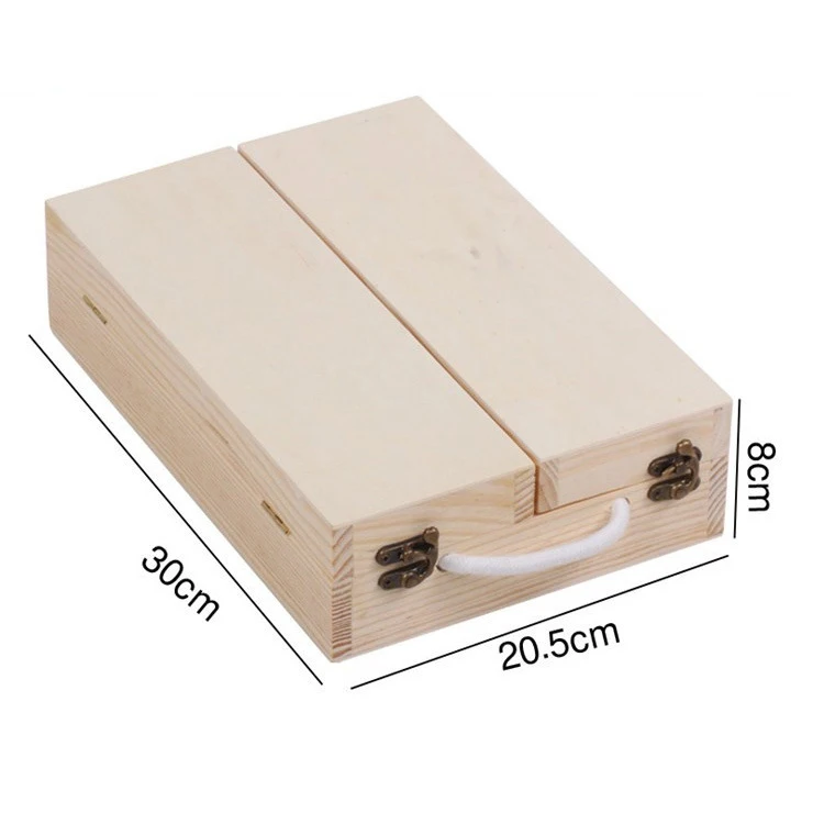 Nuts and Bolts Wooden Building Construction Toy Set Pretend Play Tool Box for Kids