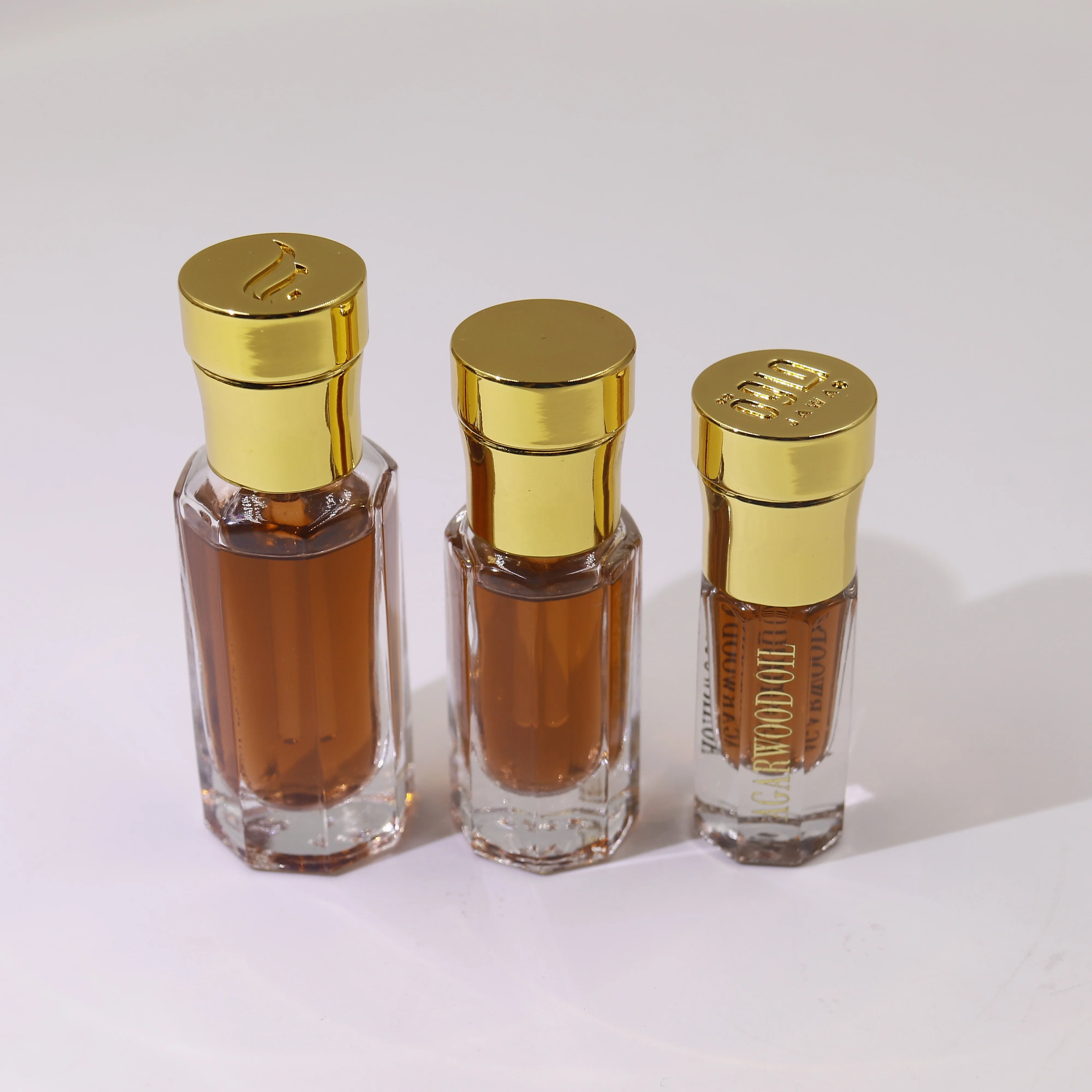 3ml 6ml 12ml Fancy Small Pocket Customized Logo Glass Attar Bottle For Oud Oil