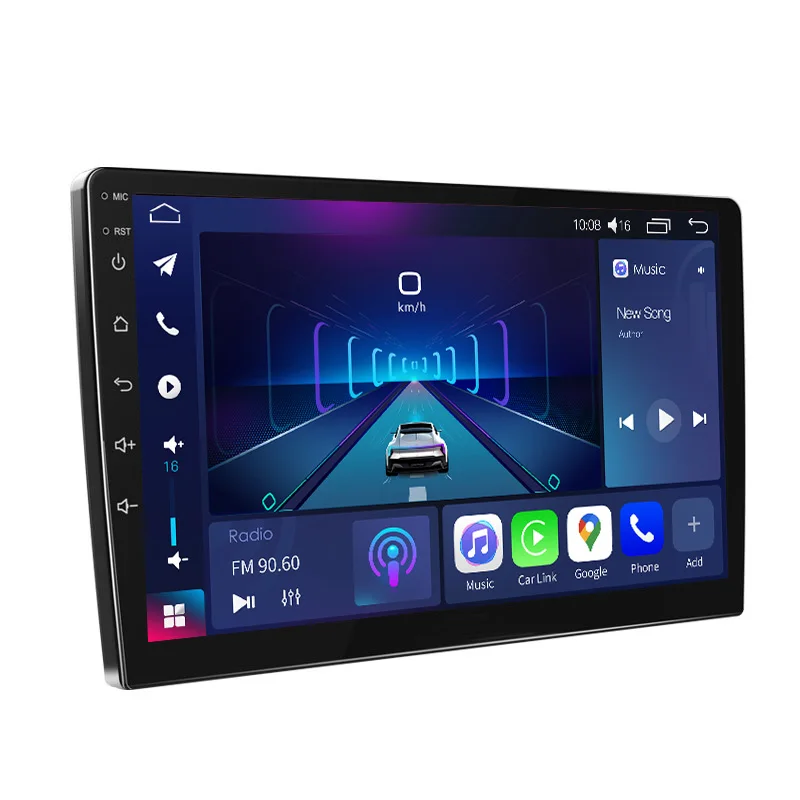 8581 9-дюймовый универсальный автомобильный магнитофон Android 4G LTE Wi-Fi Dvd-плеер стерео Carplay Autoradio с охлаждающим вентилятором
