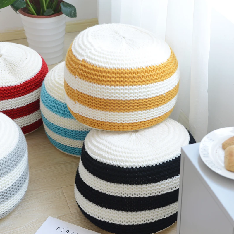 Top Quality Modern Design Custom Home Comfortable Soft Different Size Round Shaped Cotton Chair