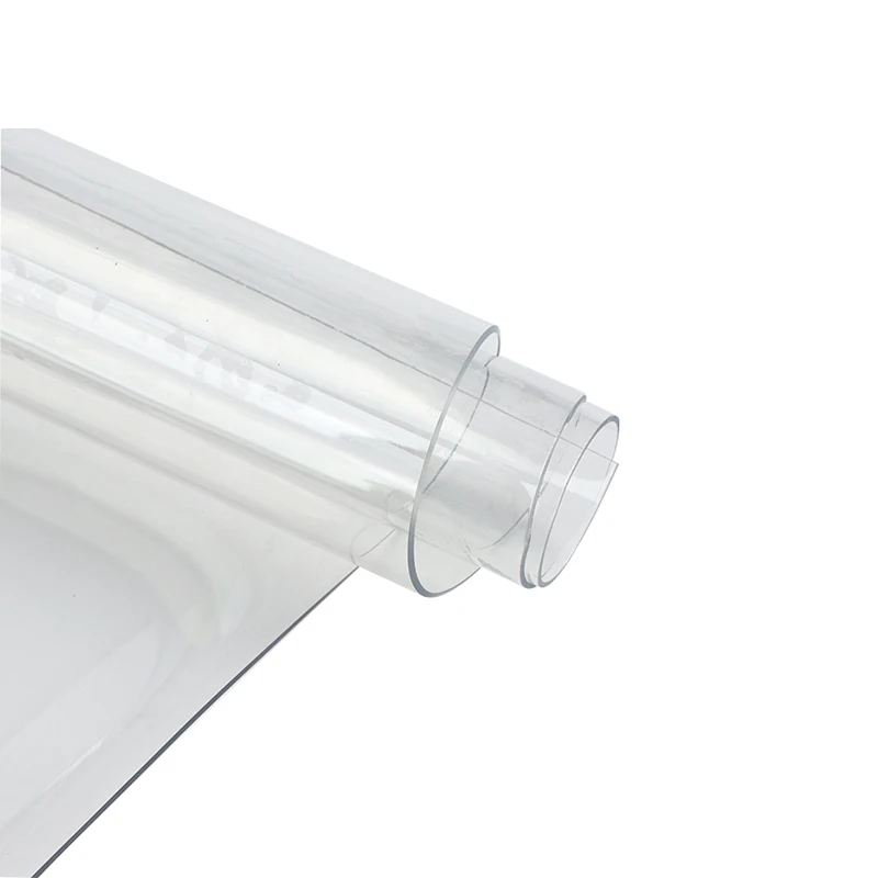 Soft Thick PVC Film For Waterproof Clear PVC Travel Transparent Storage Bags Production Table Mat