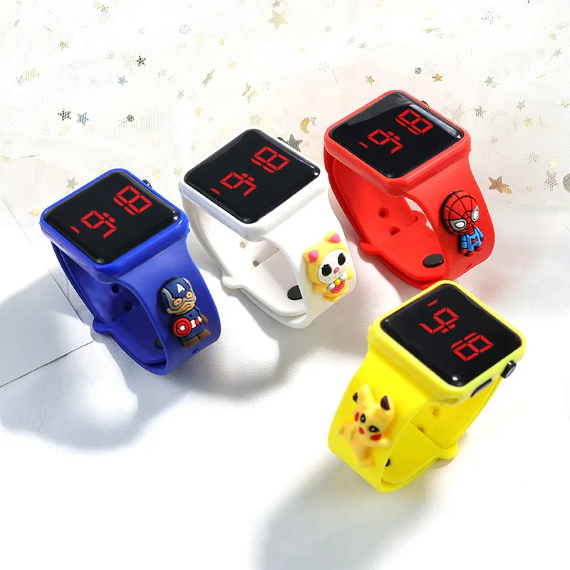 Digital Children LED Cartoon Watch Kids Popular Gift for Child Wristwatch Smart Watch Cute School Watch for boys and girls