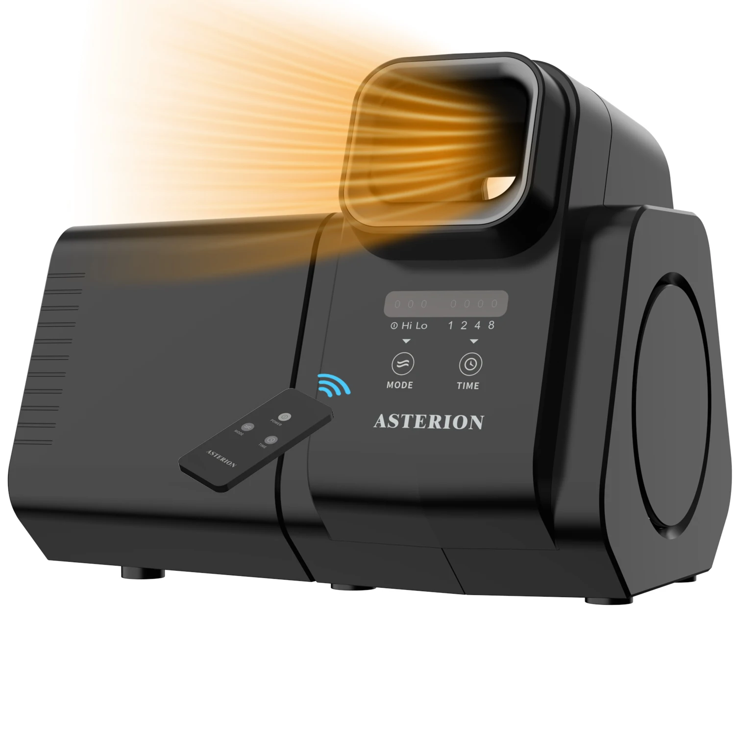 Space Heater Portable Electric Personal Quiet Ceramic Heater with Air Circulator Scent Pad Slot