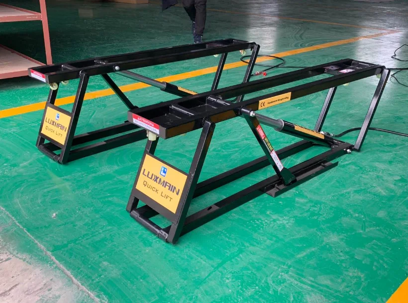 3.5ton Hydraulic Portable Car Elevator Quick Lift Mobile Scissor Jack Easy-to-Use Garage Car Ramps American Popularity Car Lifts