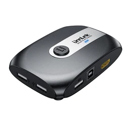 Hot Key HDMI KVM Switcher 4K60Hz 2 In 1 Out Whosale OEM ODM