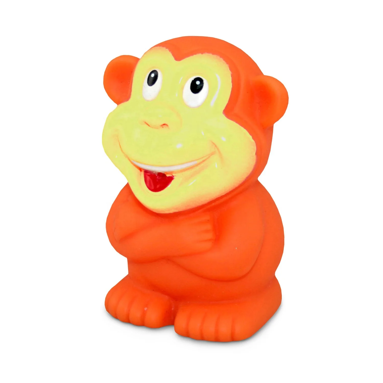 Novelty Bulk Rubber PVC Animal Turtle Plastic Baby Cleanable Squirt Mold Free Penguin Shower Toys Monkey Bath Toy for Kids