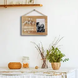 Popular Design House Shape 4 windows Collage Wooden Photo Frame Wholesale