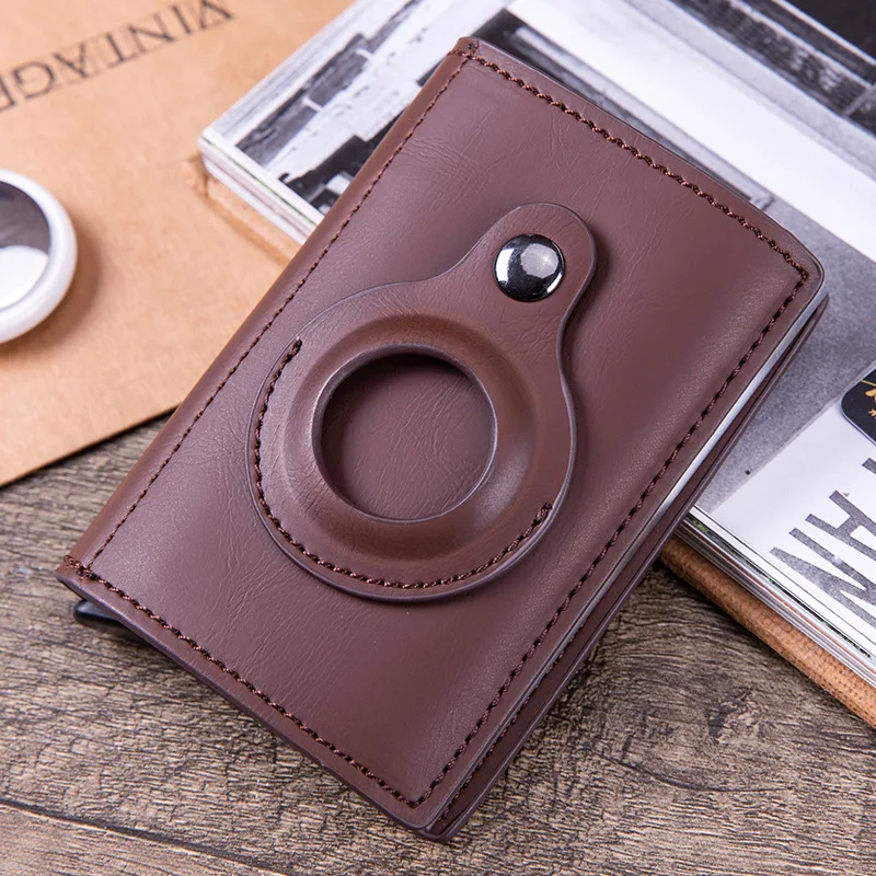 Customized Professional Pu Leather Wallet Men pop up Credit Card Holder Leather Wallet Rfid Leather Wallet