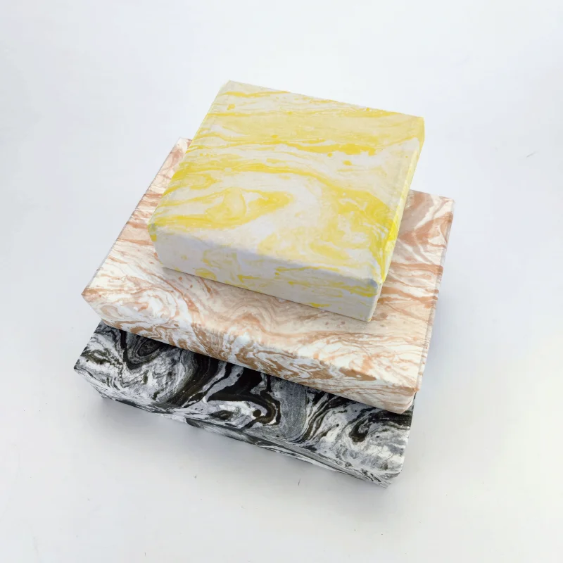 17gsm Yellow Marble Tissue Paper Uncoated Christmas Elements Wrapping Tissue Paper Collection for Gifts