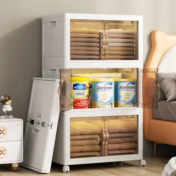 Household Plastic Clothes Shoe Food Toy Storage Containers Clear Plastic Storage Organizer Container Bins