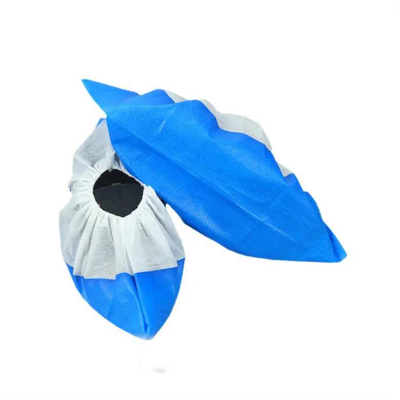 Good Quality Customized Non Woven Non Slip Shoe Covers Medical Disposable PP+CPE Shoe Covers