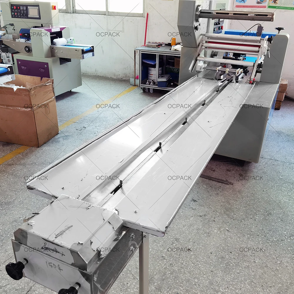 OC-250B автоматическая горизонтальная Подушка маленькие тонкие сумка для изготовления твердых конфет автоматическая упаковочная машина для подушек