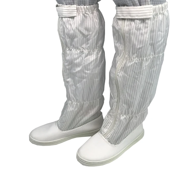 Моющиеся промышленные безопасные ботинки различных цветов ESD, прочные антистатические высокие ботинки для чистых помещений