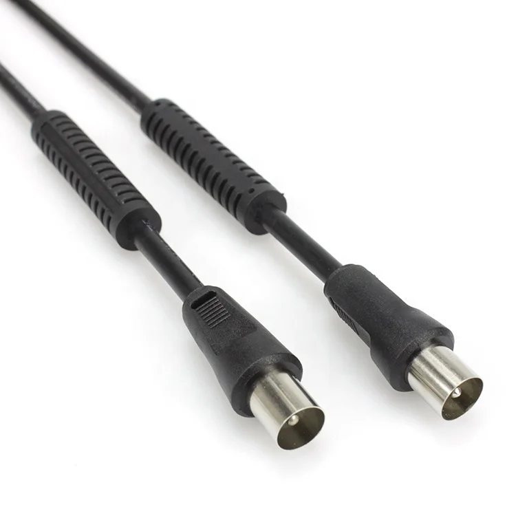 3C2V коаксиальный кабель 9.5TV разъем TV кабель 75 Ом TV антенна соединительный кабель с магнитным кольцом