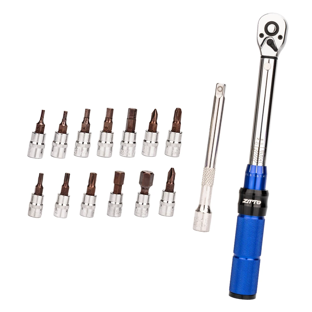 1/4 Inch Torque Wrench 2-24N.m Two-Way Precise Ratchet Wrench Repair Spanner Key Car Repair Square Drive Hand Tools