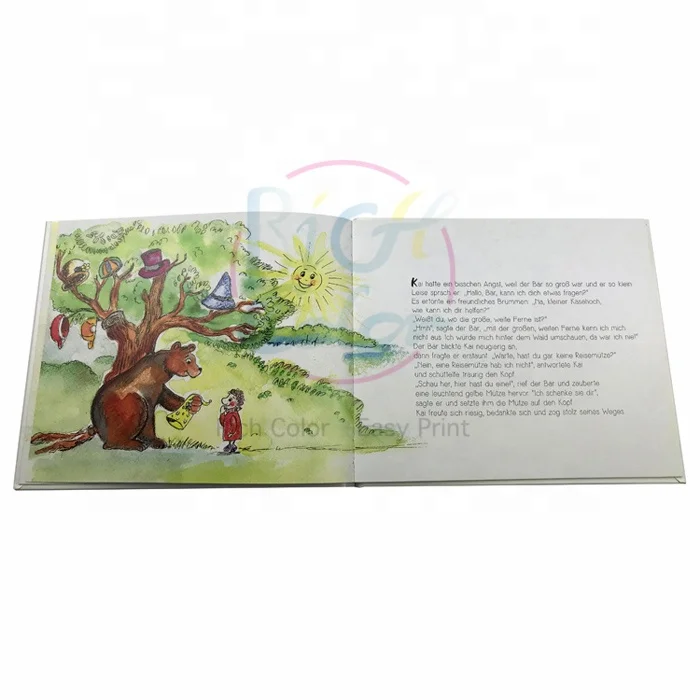 New Design Factory Price Custom Print Hard Cover Kids Books Children Hardcover Book Printing