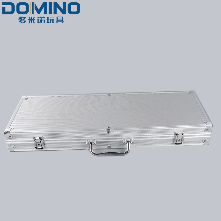 Custom 500 Pieces Casino Poker Chips 2 Playing Cards Aluminum case Poker Set