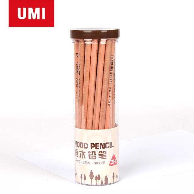 
Multifunction available school supplies pencil grip 30 pieces Natural color 2B drawing pencil Triangular pencil for stident 