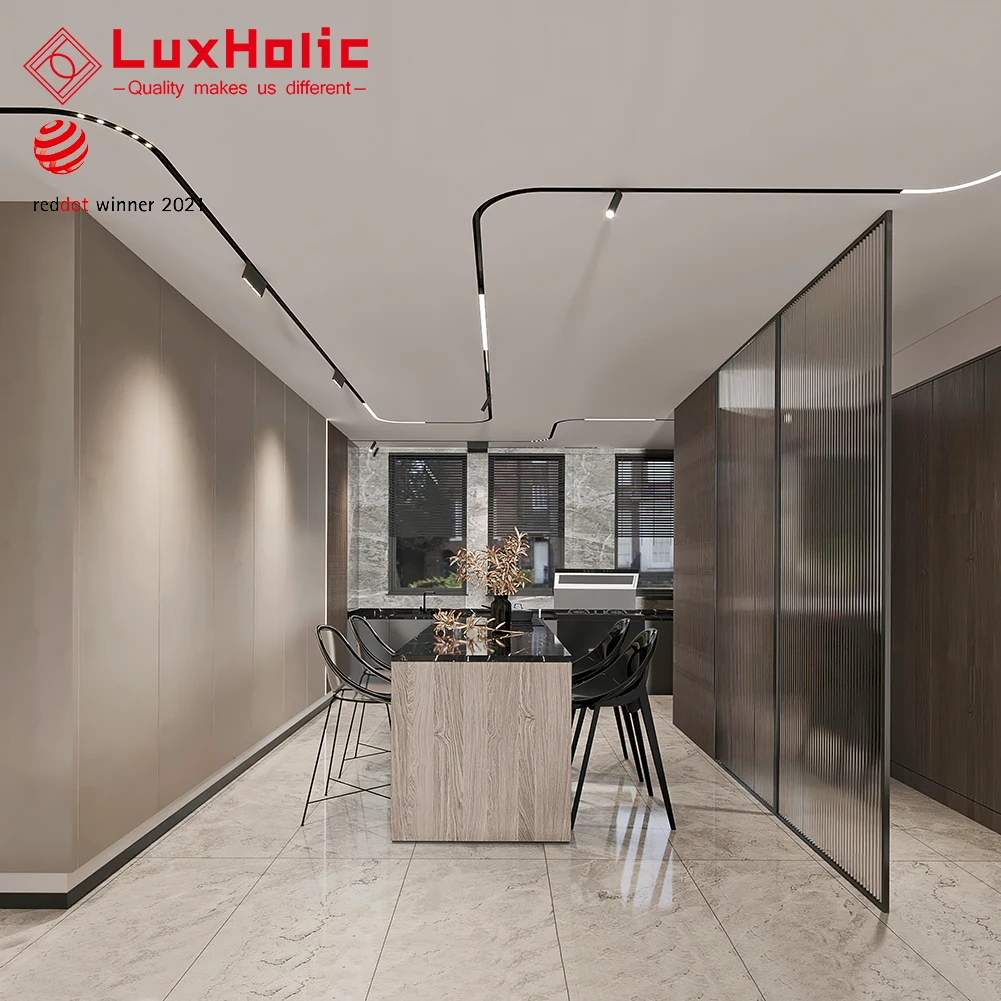  Luxholic 12 Вт 15 25 30 48 В светодиодные трековые магнитные огни 24 в линейные спортивные рельсы Магнитные