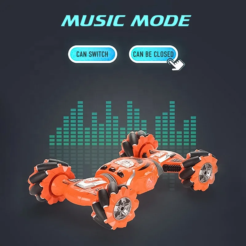 2.4G Double Side Hand Controlled Radio Remote Control Racing Car Hobby Drift 360 Degrees Dancing RC Stunt Car