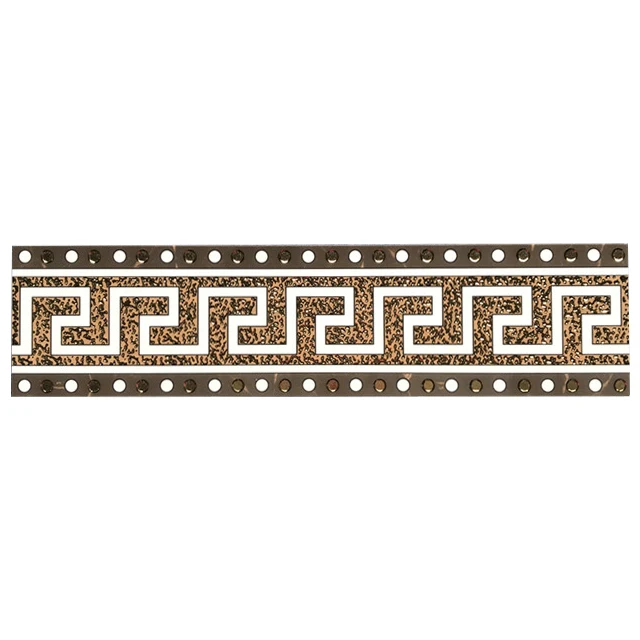 Gold boundary tiles wall decorative tile 150x600 mm tiles demarcation