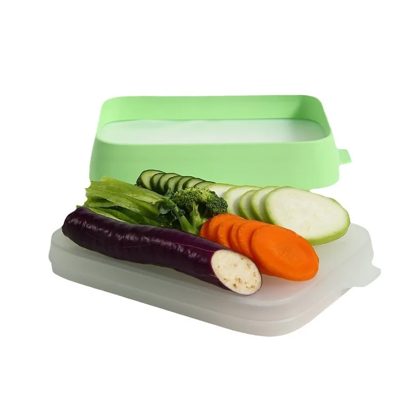 Silicone Vegetable Anti-oxidation Storage Box Keeps Avocados Fresh Reusable Storage Containers For Fridge
