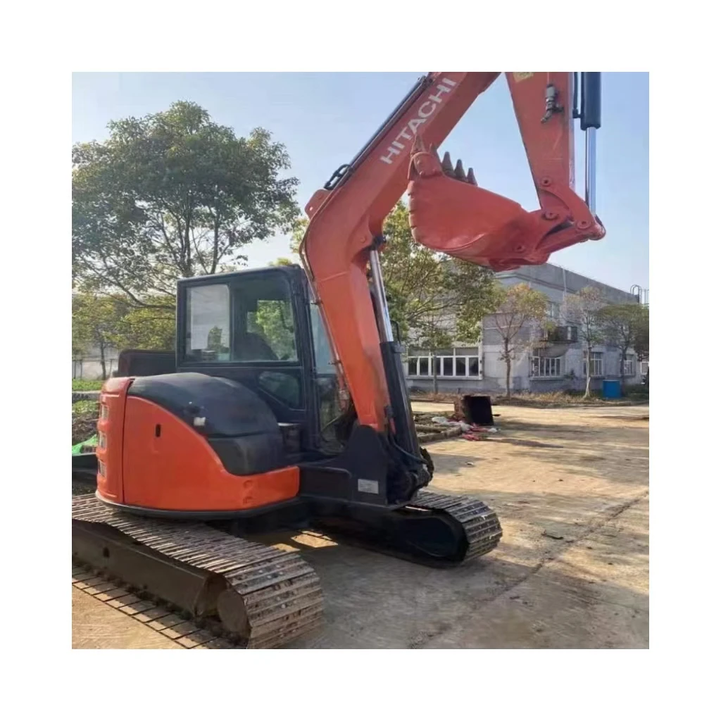 Подержанный Небольшой строительный экскаватор Zihui Hitachi ZX55UR для продажи мини-экскаватор zx55UR