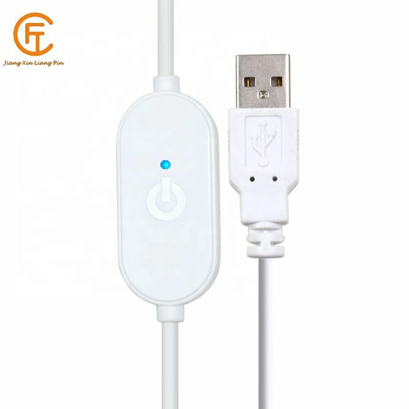 5~12V manual touch ON/OFF switch on the inline line with indicator light