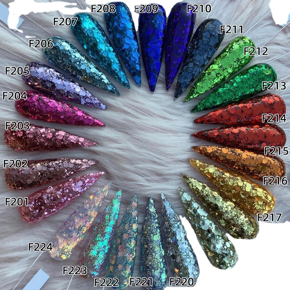 BIN EMA Glitter Acrylic Powder Bulk Wholesale Factory