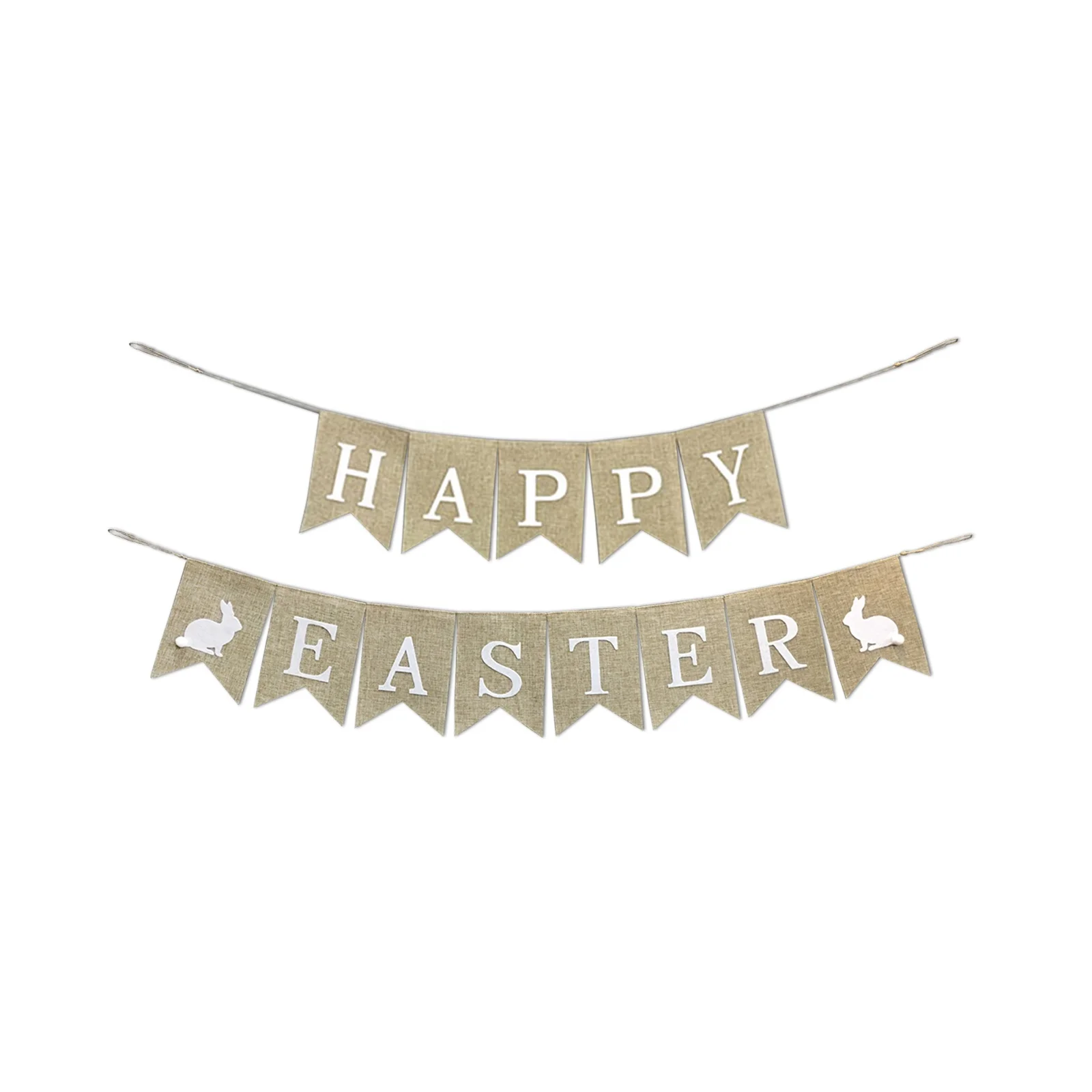 High quality felt happy easter banner bunting easter party decoration banner