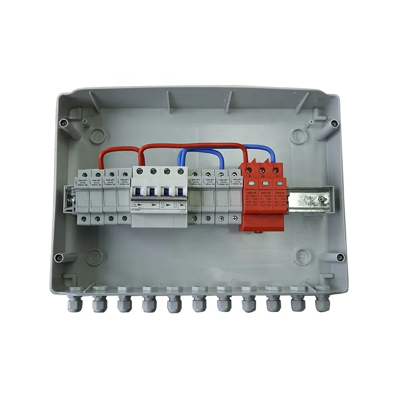 DC AC 20A 15A 2Kw 5Kw 10Kw Solar Pv Combiner Box Solar String Box