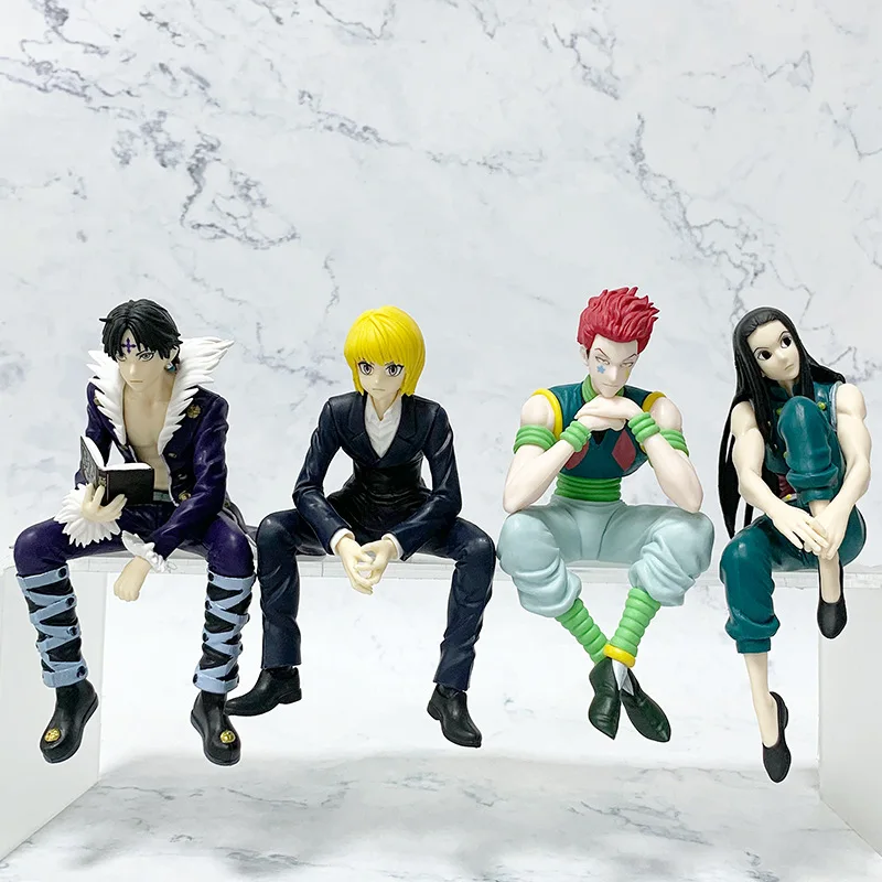 Anime Hisoka Chrollo Kurapika Pressed Instant Noodles Sitting Model Ornament Hunter x Hunter Anime Action Figures