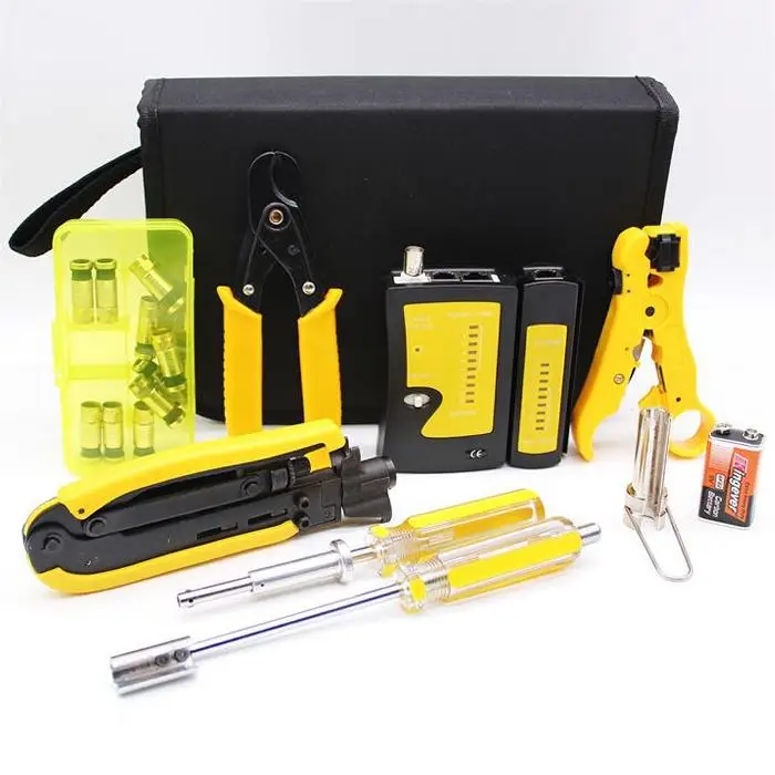 Hot Sale 11 In 1 Computer Maintenance Cable Tester Network Repair Tool Set Network Tool Kit