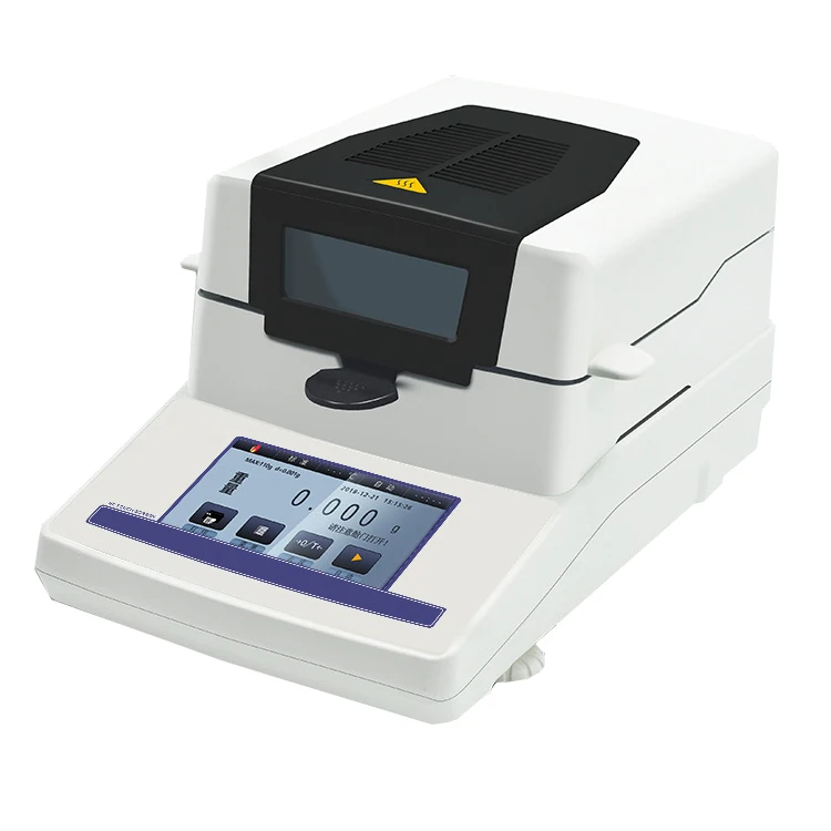 Touch Screen High Quality Rapid Lab Digital Halogen Lamp Moisture Analyzer Meter Balance