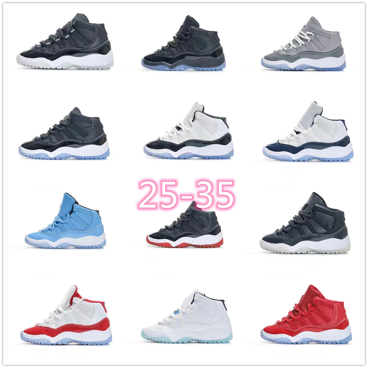 Mens Basketball Shoes toddler shoes Retro Bred Red Concord Cool Grey Royalty Sneakers